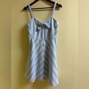 Draper James Blue and White Striped Dress Size 4 EUC